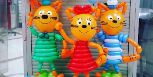 Как сделать фигуру из воздушных шаров