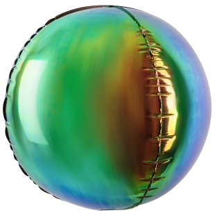 Шар 3D (60''/152 см) Сфера, Фантом, Хамелеон, 1 шт. в уп.