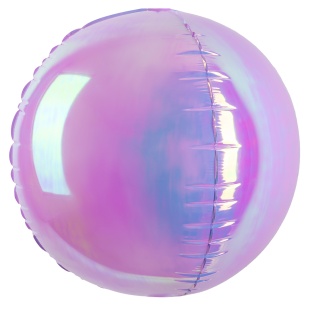 Шар 3D (50''/127 см) Сфера, Сиреневый, Хамелеон, 1 шт. в уп.